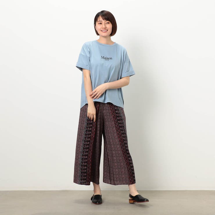 【WALDO】パネル柄プリントパンツ | NICOLE | 詳細画像2 