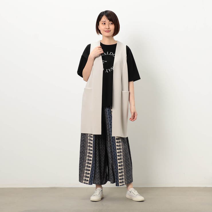 【WALDO】パネル柄プリントパンツ | NICOLE | 詳細画像3 