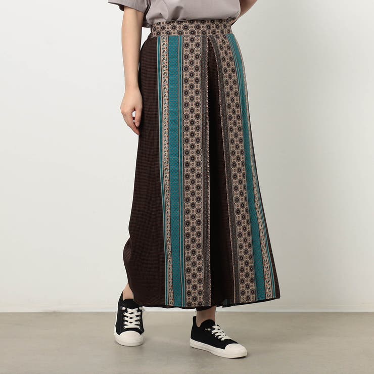 93その他4 | 【WALDO】パネル柄プリントパンツ | NICOLE