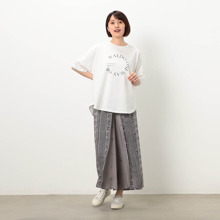 【WALDO】パネル柄プリントパンツ | NICOLE | 詳細画像2 