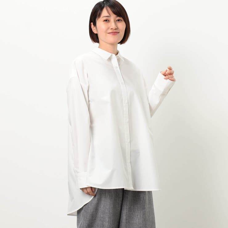 28オフホワイト | 【WALDO】レギュラー衿オーバーシャツ | NICOLE