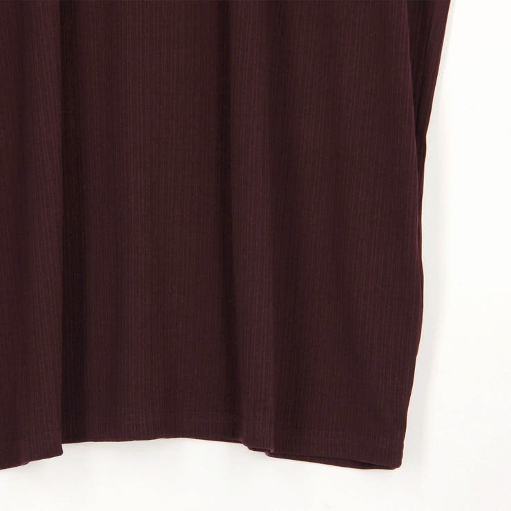 ランダムリブ素材ゆったりワンピース | NICOLE | 詳細画像10 