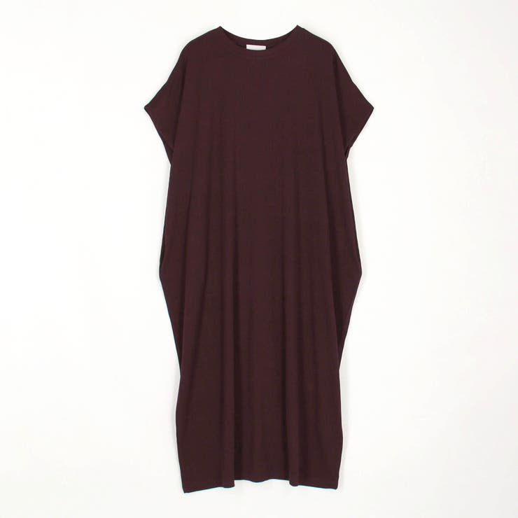 ランダムリブ素材ゆったりワンピース | NICOLE | 詳細画像2 