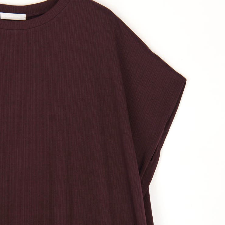 ランダムリブ素材ゆったりワンピース | NICOLE | 詳細画像8 