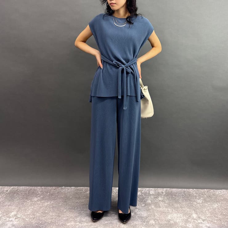 60ブルー | 【セットアップ】プルオーバー×パンツ | NICOLE