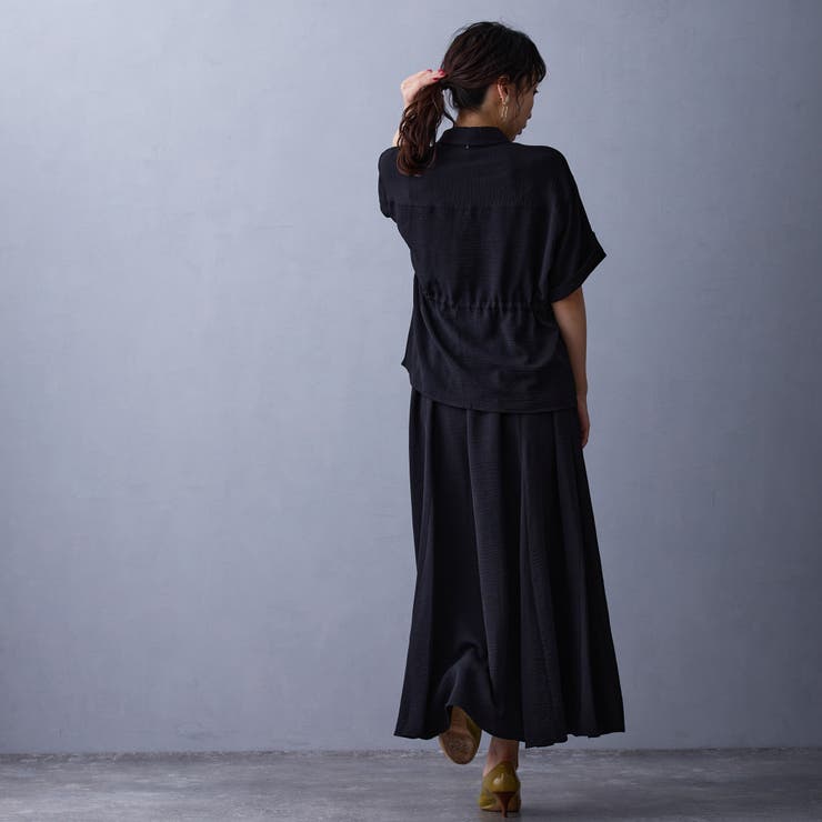 ウエストドロスト半袖シャツ | NICOLE | 詳細画像11 