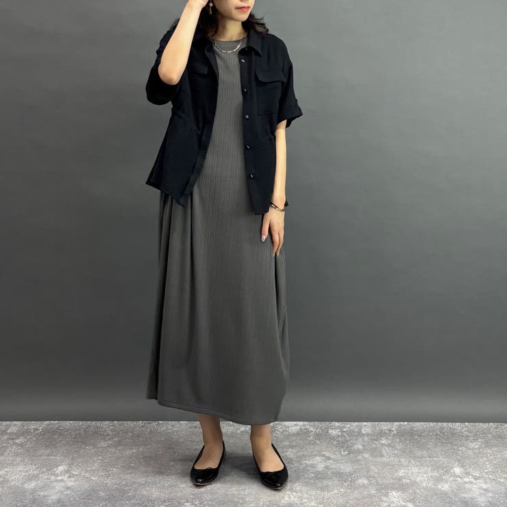 ウエストドロスト半袖シャツ | NICOLE | 詳細画像13 