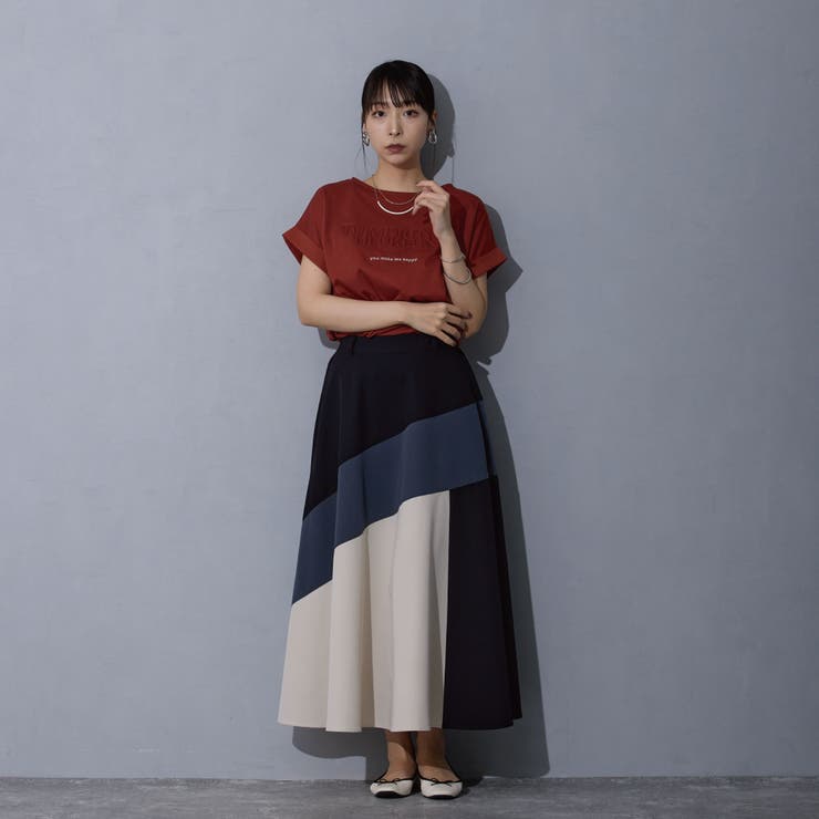 エンボス刺繍Tシャツ | NICOLE | 詳細画像2 