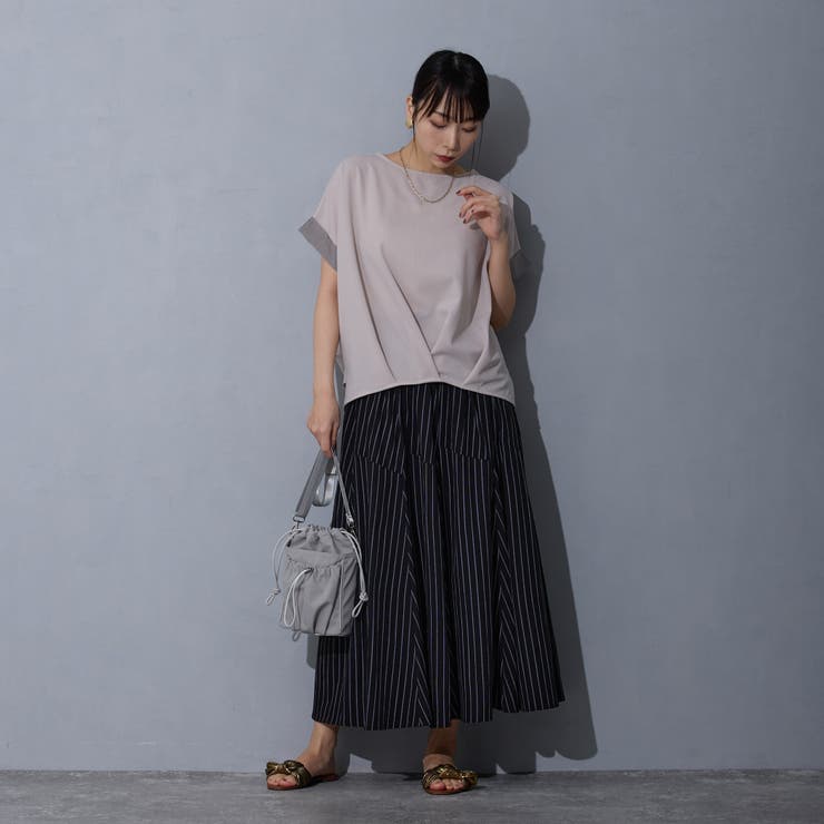 裾タックTEE | NICOLE | 詳細画像13 
