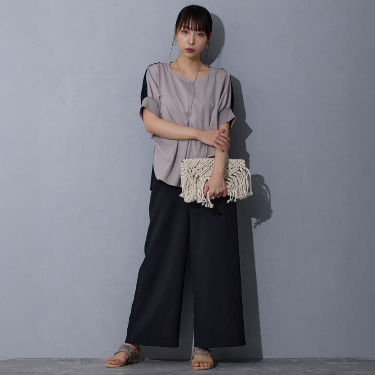 異素材切り替えTEE | NICOLE | 詳細画像17 