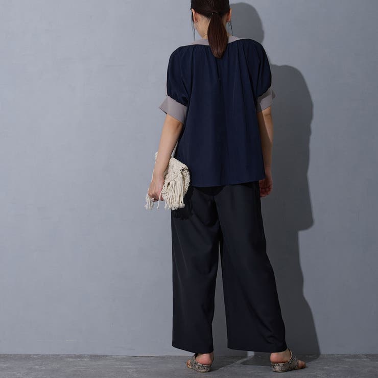 異素材切り替えTEE | NICOLE | 詳細画像19 