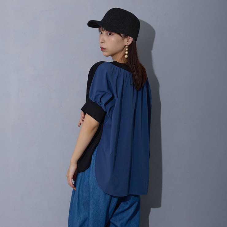 異素材切り替えTEE | NICOLE | 詳細画像24 