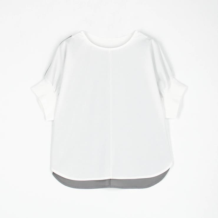 異素材切り替えTEE | NICOLE | 詳細画像4 