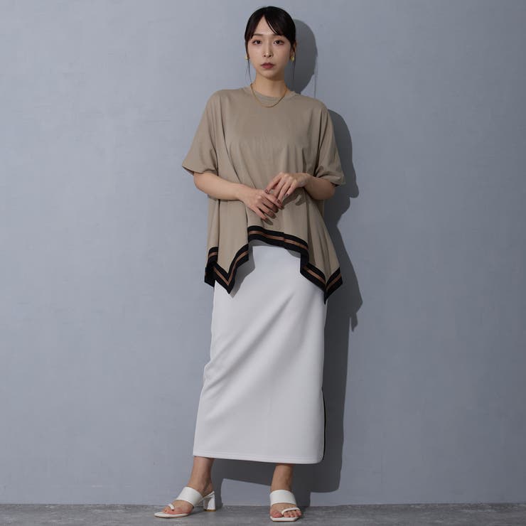 ハンカチヘムTシャツ | NICOLE | 詳細画像4 