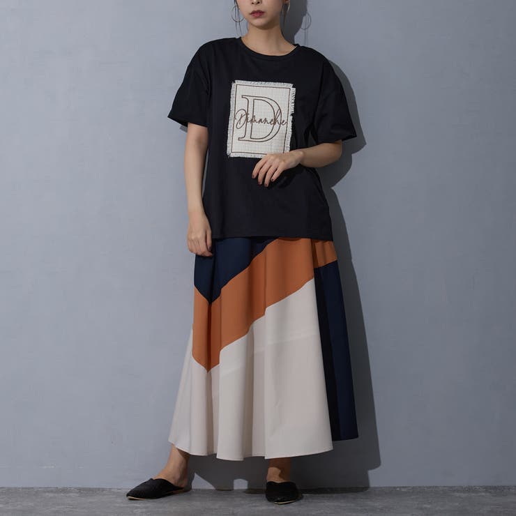 刺繍デザインTシャツ | NICOLE | 詳細画像15 