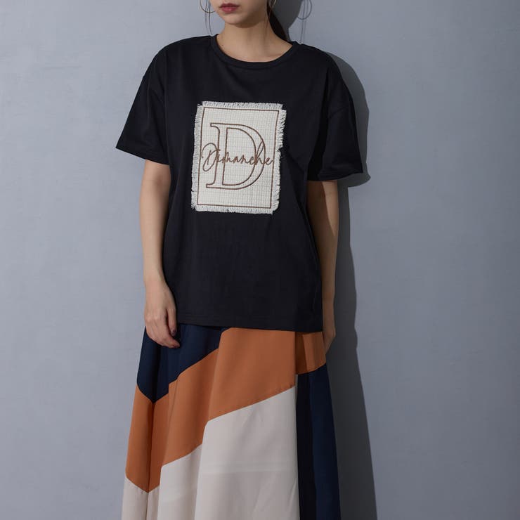 刺繍デザインTシャツ | NICOLE | 詳細画像16 
