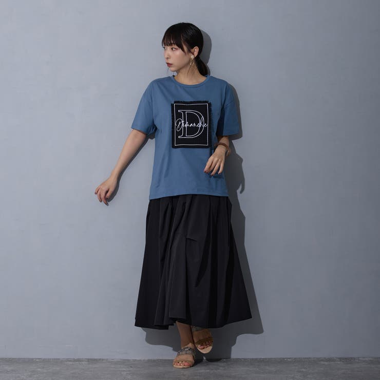 刺繍デザインTシャツ | NICOLE | 詳細画像17 