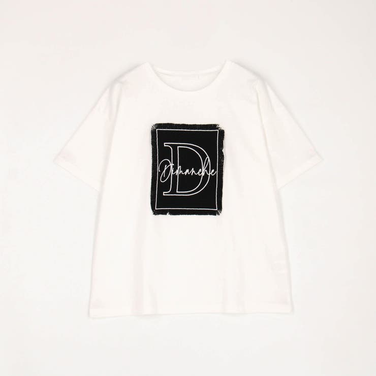 刺繍デザインTシャツ | NICOLE | 詳細画像2 