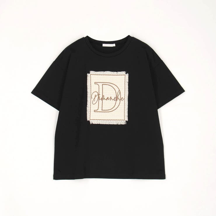 刺繍デザインTシャツ | NICOLE | 詳細画像3 