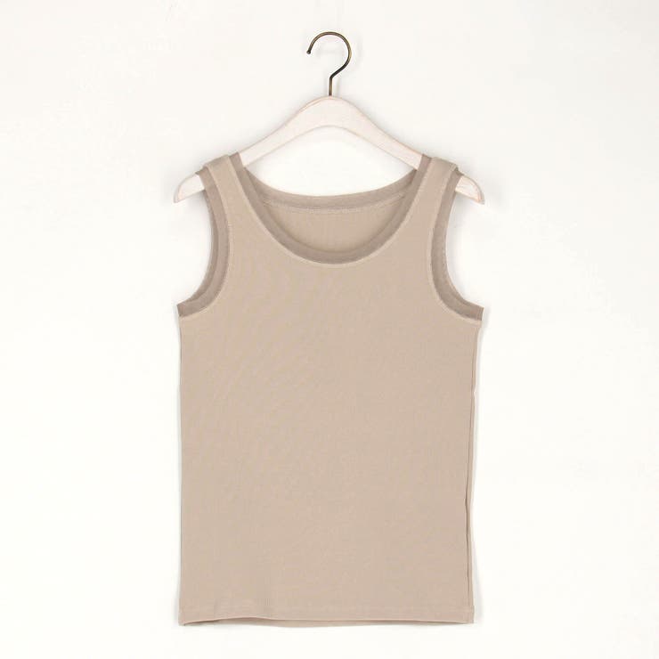 チュール付きタンクトップ | NICOLE | 詳細画像2 