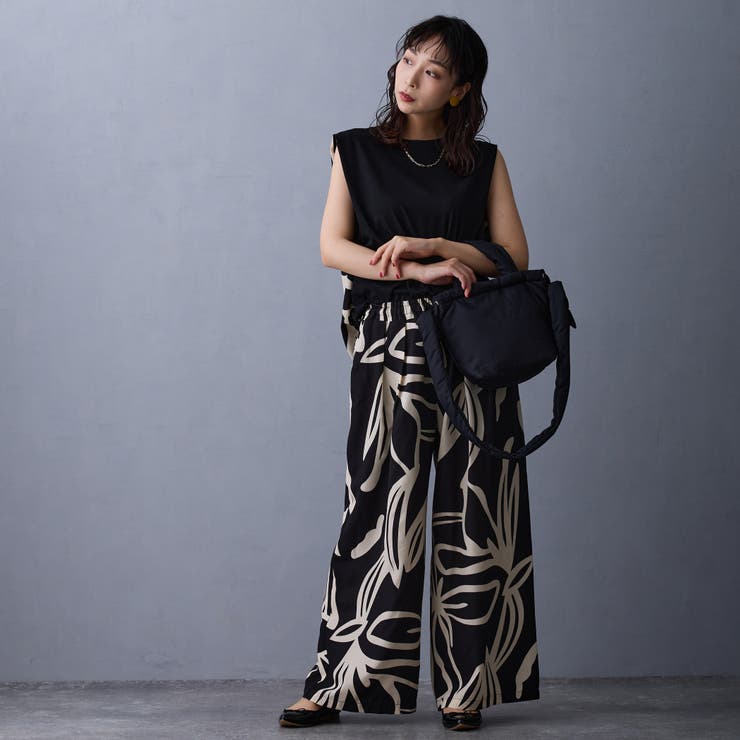 バック柄プリントスリーブレスTシャツ | NICOLE | 詳細画像10 