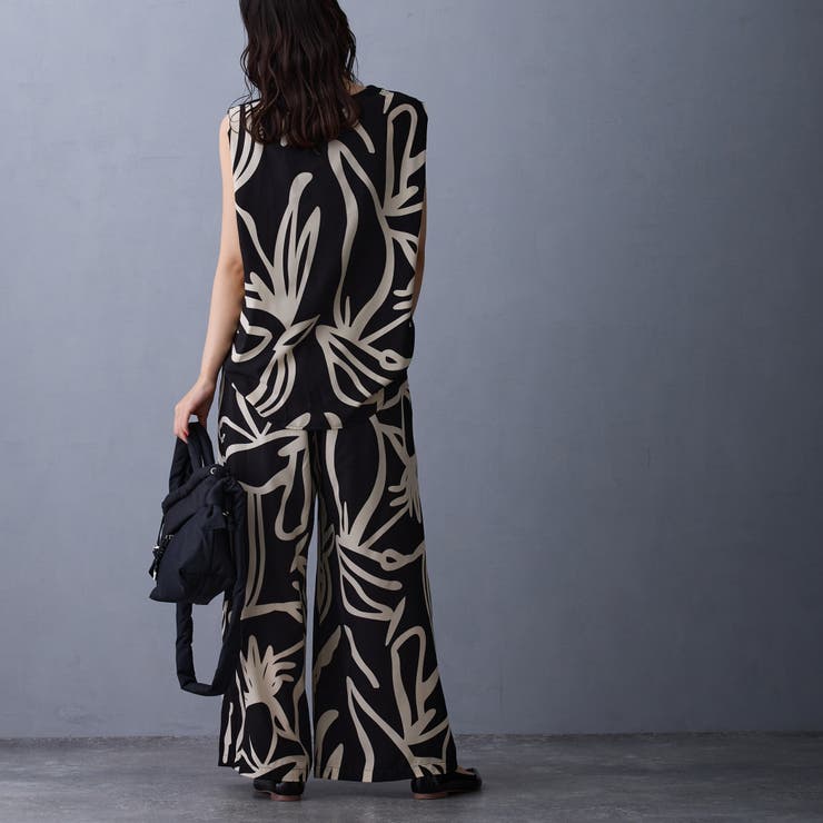 バック柄プリントスリーブレスTシャツ | NICOLE | 詳細画像12 