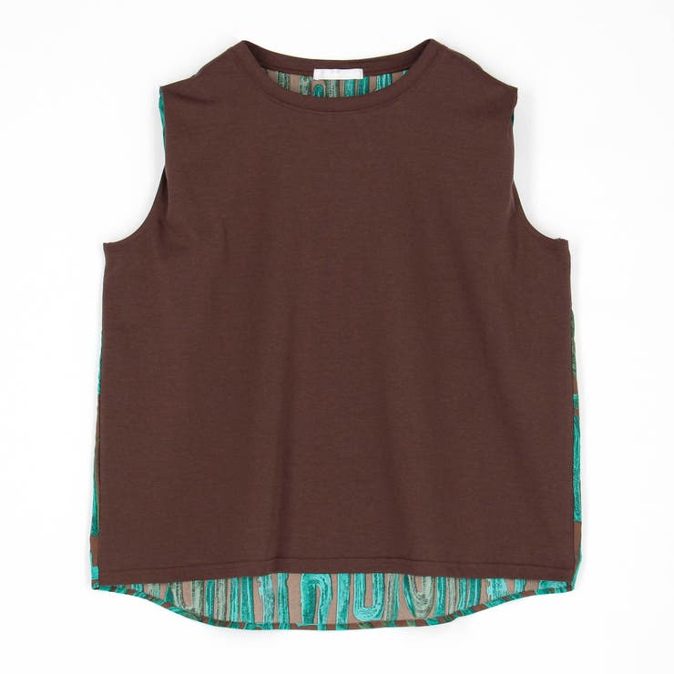 バック柄プリントスリーブレスTシャツ | NICOLE | 詳細画像16 