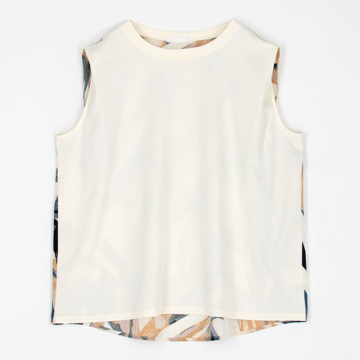 バック柄プリントスリーブレスTシャツ | NICOLE | 詳細画像18 