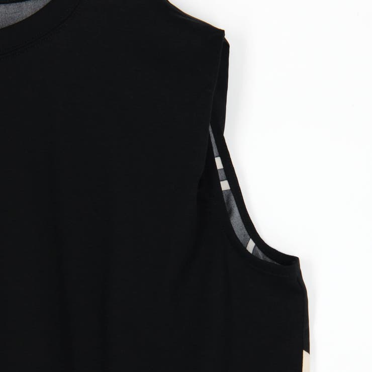 バック柄プリントスリーブレスTシャツ | NICOLE | 詳細画像23 