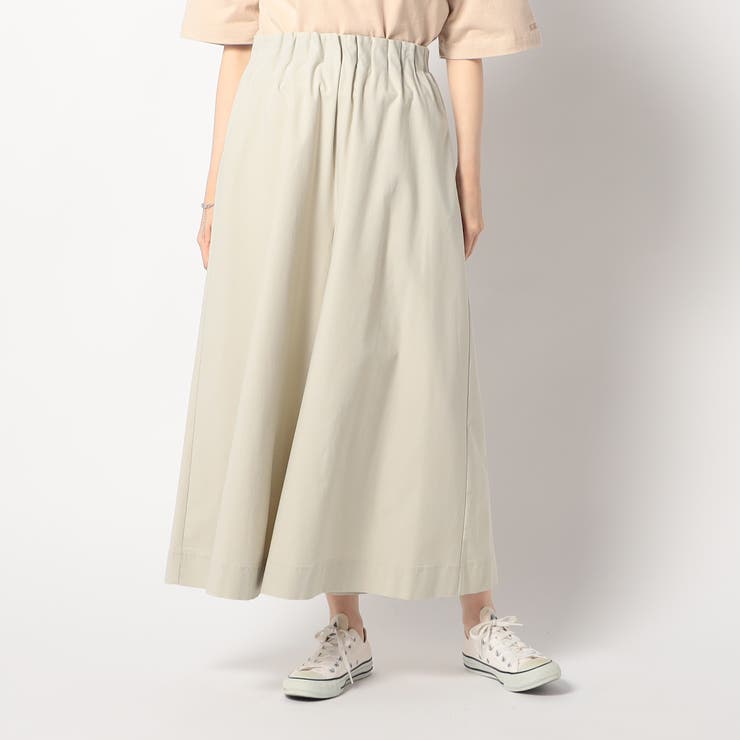 24クリーム | スーパーストレッチワイドパンツ | NICOLE