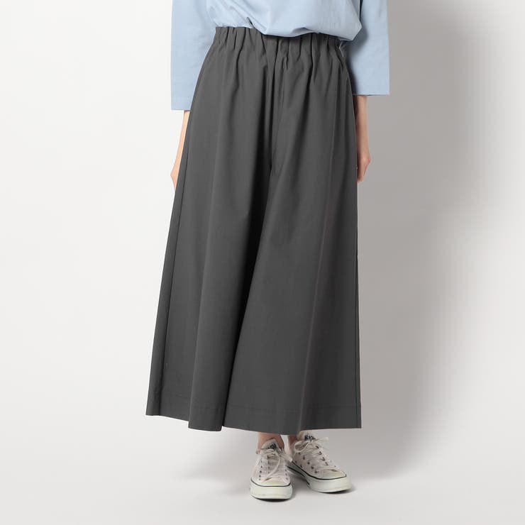 39チャコールグレー | スーパーストレッチワイドパンツ | NICOLE