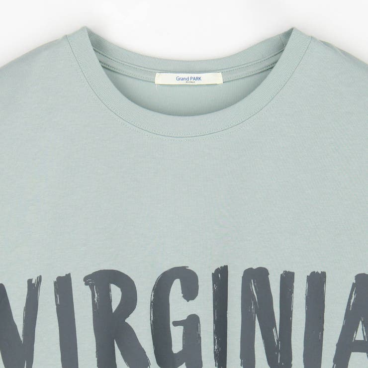 手書き風ロゴ ラウンドヘムTシャツ | NICOLE | 詳細画像3 