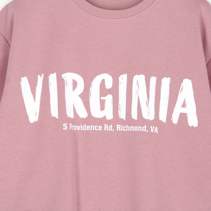 手書き風ロゴ ラウンドヘムTシャツ | NICOLE | 詳細画像6 