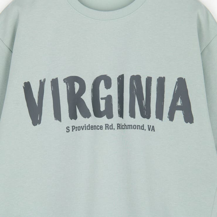 手書き風ロゴ ラウンドヘムTシャツ | NICOLE | 詳細画像9 