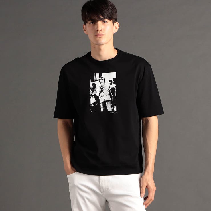 49ブラック | フォトプリント Tシャツ | NICOLE
