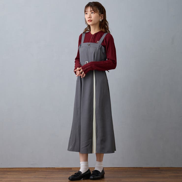 ファスナースリットジャンパースカート | NICOLE | 詳細画像6 