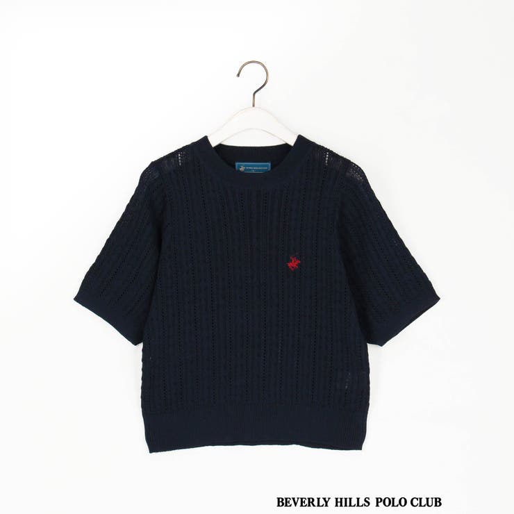 ワンポイント刺繍ケーブルニット[品番：NICW0006726]｜NICOLE