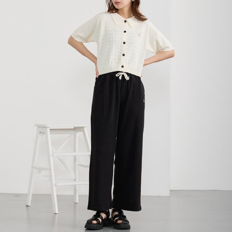 衿付きケーブルカーディガン | NICOLE | 詳細画像19 