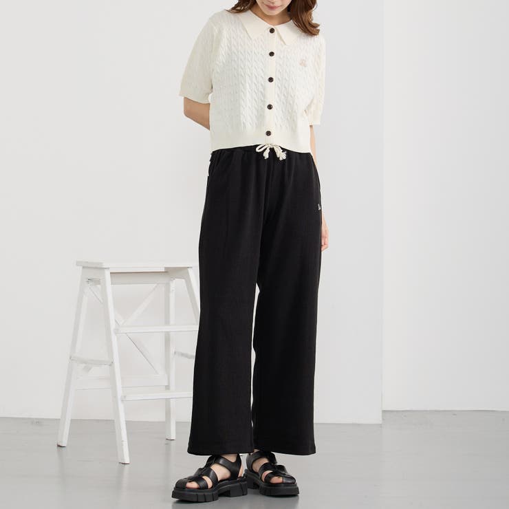 衿付きケーブルカーディガン | NICOLE | 詳細画像20 