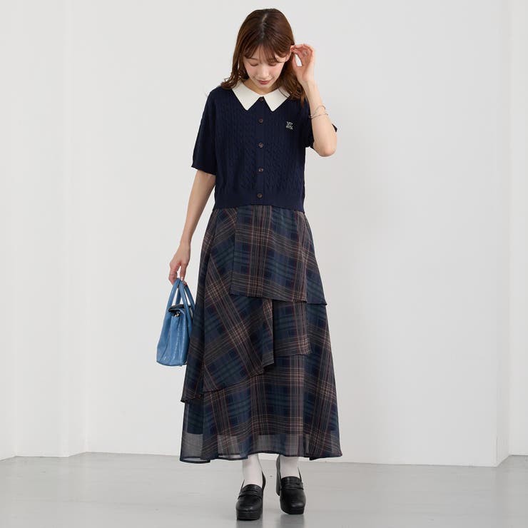 衿付きケーブルカーディガン | NICOLE | 詳細画像23 