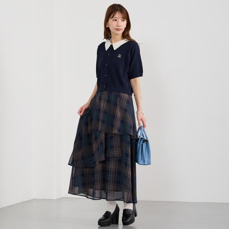 衿付きケーブルカーディガン | NICOLE | 詳細画像24 