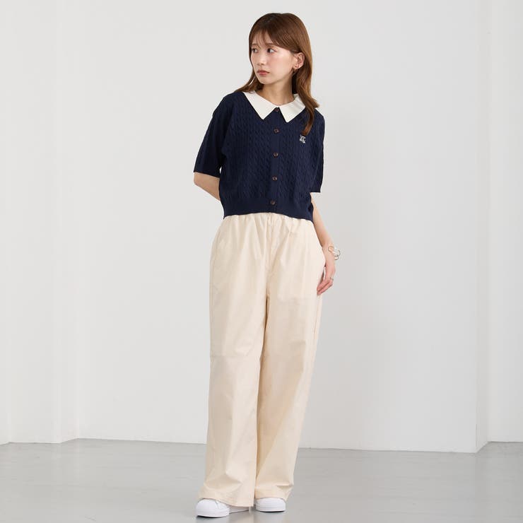 衿付きケーブルカーディガン | NICOLE | 詳細画像26 