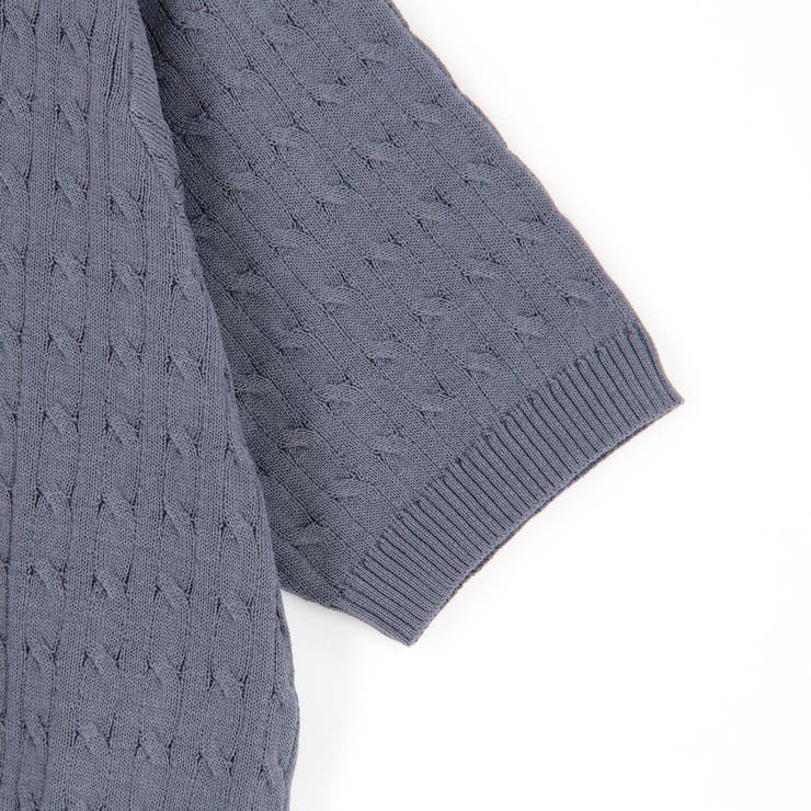 衿付きケーブルカーディガン | NICOLE | 詳細画像4 