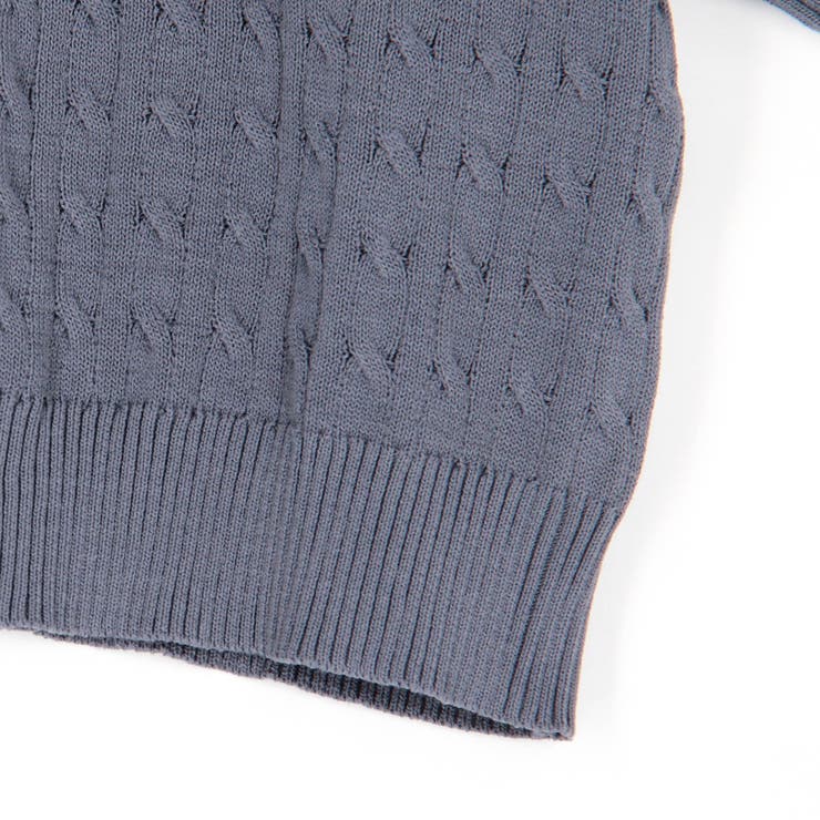 衿付きケーブルカーディガン | NICOLE | 詳細画像5 