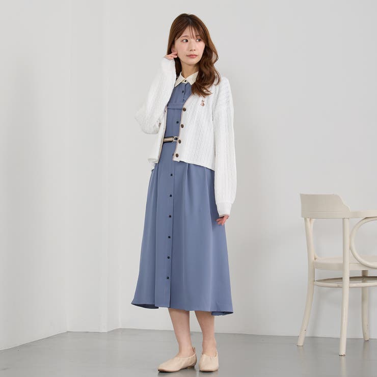 ラインケーブルカーディガン | NICOLE | 詳細画像15 