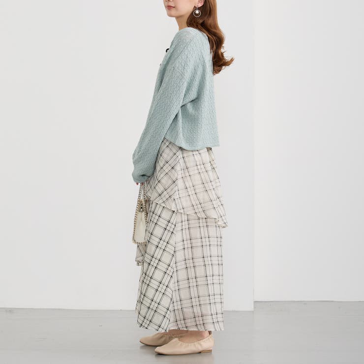 ラインケーブルカーディガン | NICOLE | 詳細画像19 