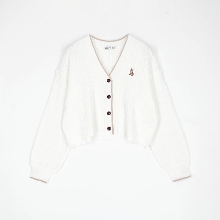 ラインケーブルカーディガン | NICOLE | 詳細画像2 