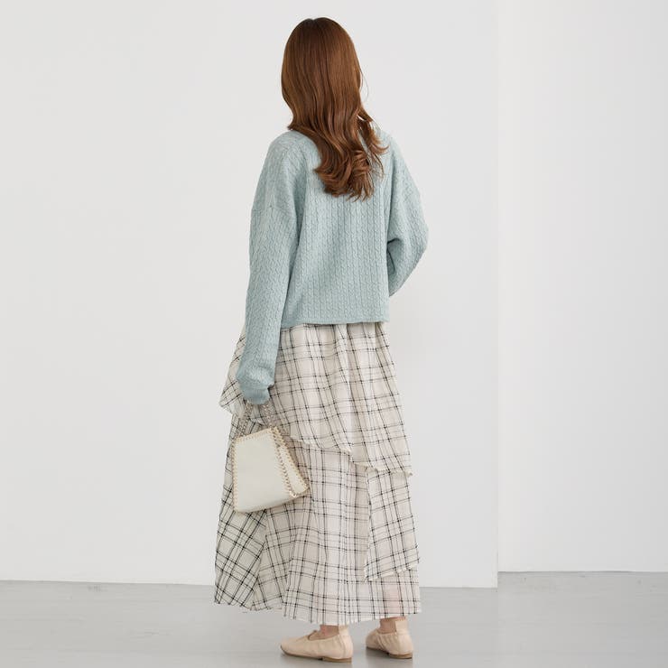 ラインケーブルカーディガン | NICOLE | 詳細画像20 