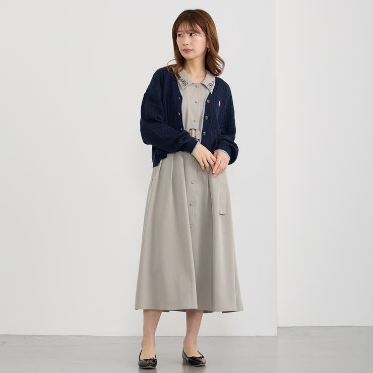 ラインケーブルカーディガン | NICOLE | 詳細画像21 