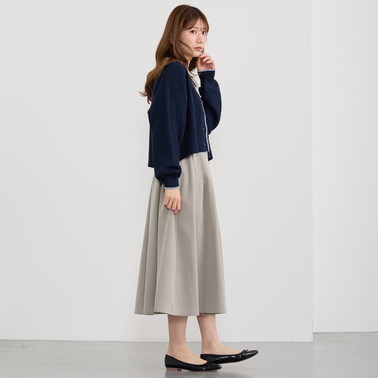 ラインケーブルカーディガン | NICOLE | 詳細画像24 